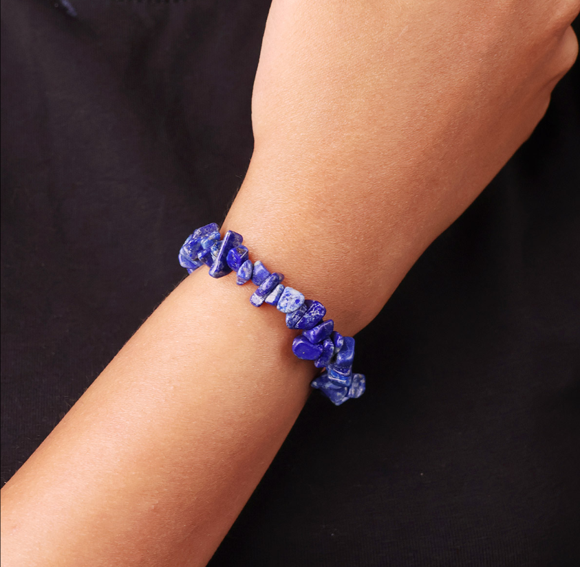 Lapis Lazuli Chips Bracelet - Image 3