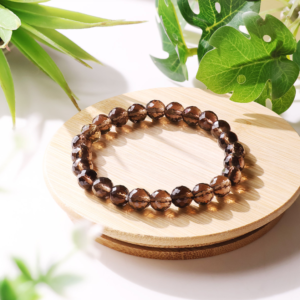 Smoky Quartz Faceted Bracelet