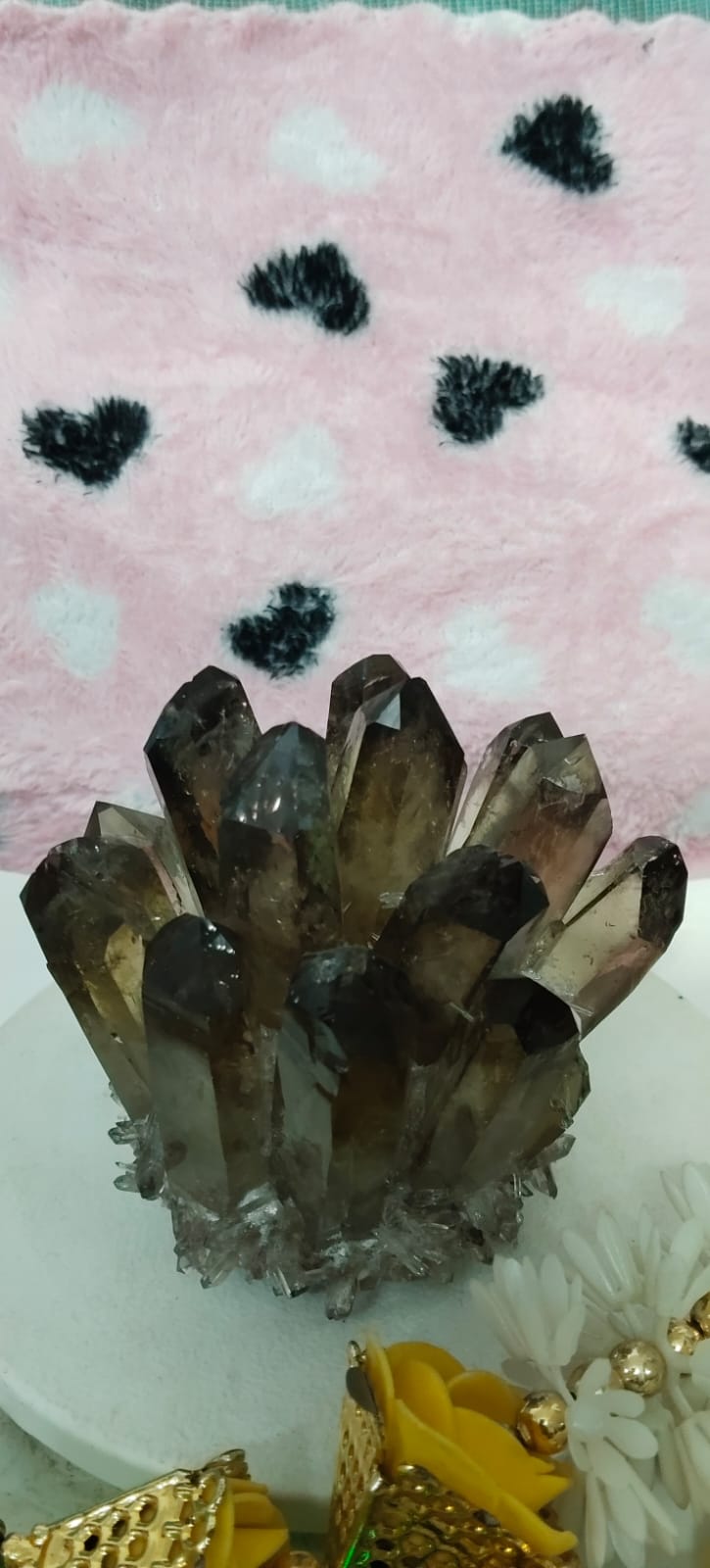 Smokey quartz family cluster - Image 2